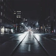 Laeacco Городской Ночной свет картинка с видом улицы фотографии фоны Виниловые фото реквизит для фона камеры фоны для фотостудии