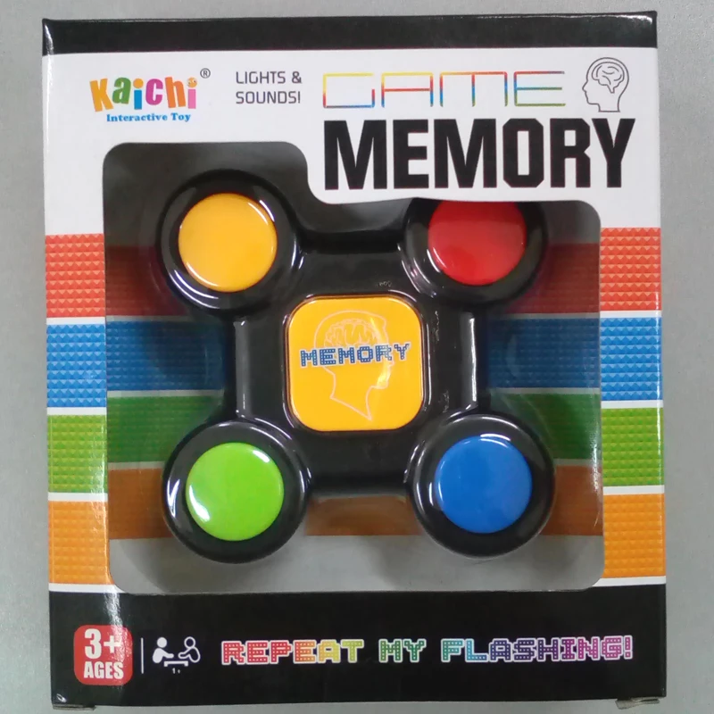

Free Shipping plastic educational creativity memory game toy with lights and sounds quiz game