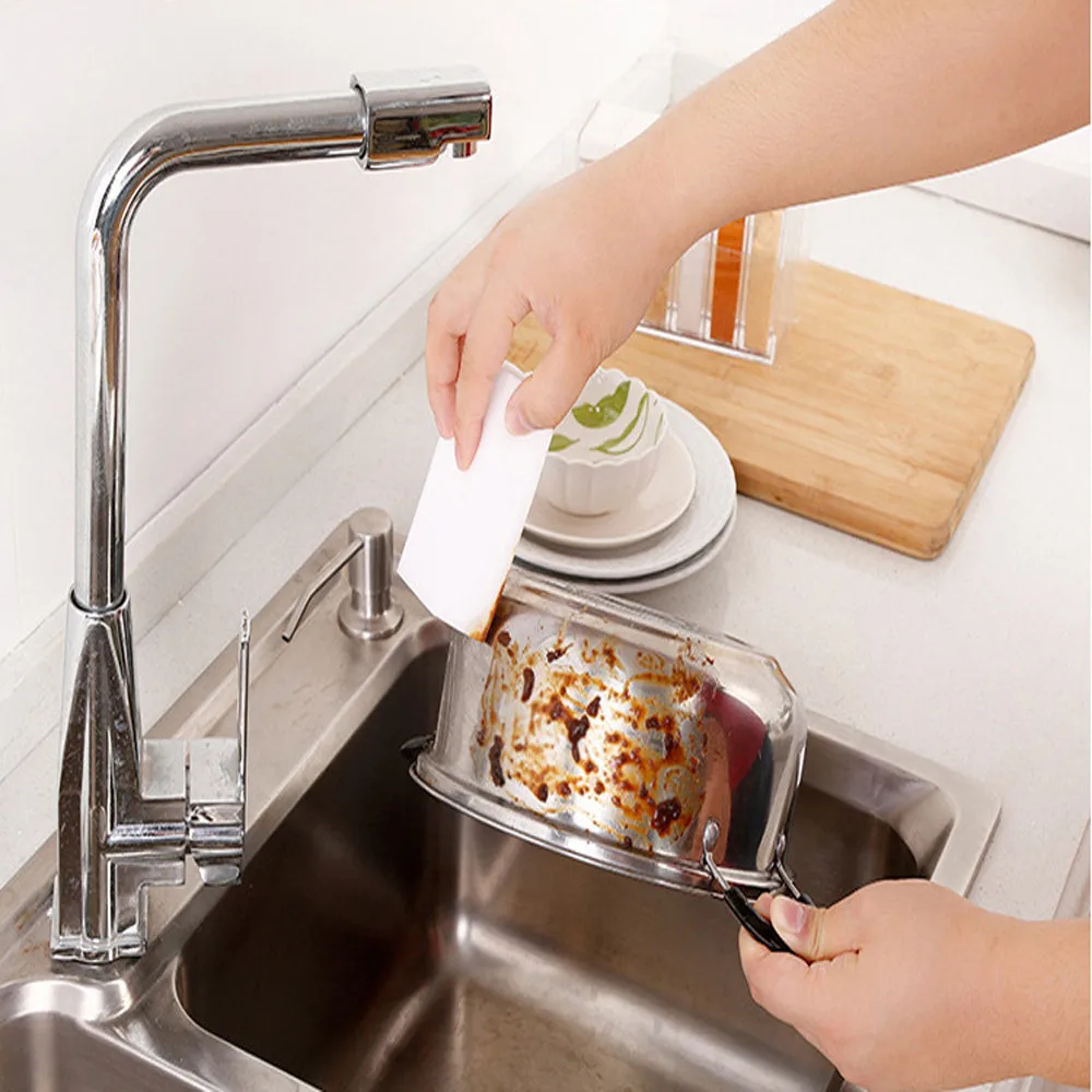 

5/15/25/35 PCS Magic White Magic Sponge Eraser Cleaning Melamine Eraser Kitchen Duster Wipes Clean Accessory/Microfiber Kitchen