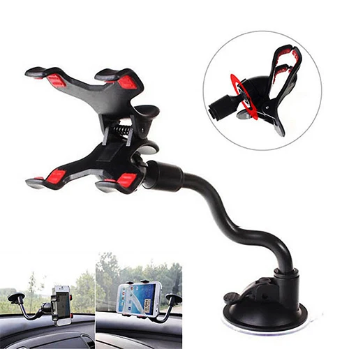 

360 Rotation Car Mount Holder Universal Windshield Bracket for GPS Mobile Phone