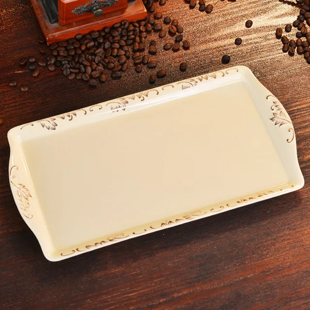 Golden tray