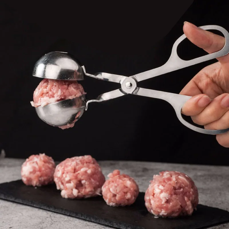 Набор Meatball Maker 2 размера нержавеющая сталь Фаршированная Фрикаделька машина кухонные инструменты DIY мясо рыбы мяч пресс-формы