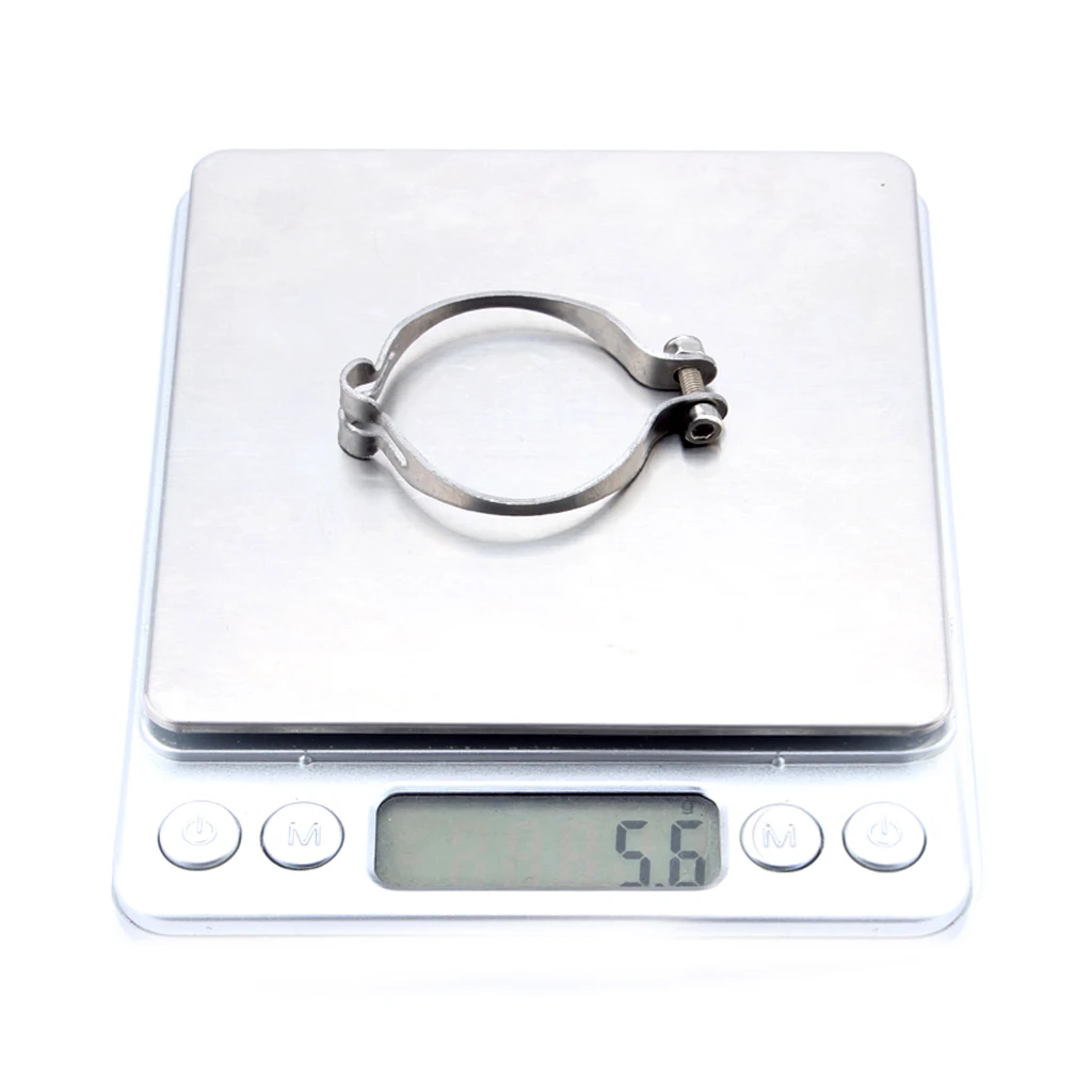 Lot 3Pcs Classic Stainless Steel Vintage Clamp On Top Tube Brake Cable Guide Clip 34.9mm for Brake Cable Housing