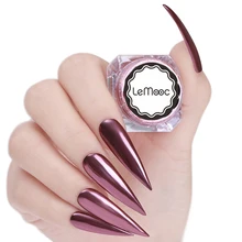 0,1/0,5g нейл-арта зеркальный пигмент порошок блеск для ногтей Dip UV порошок розовое золото блестящие хромового порошка украшения УФ-гель для ногтей