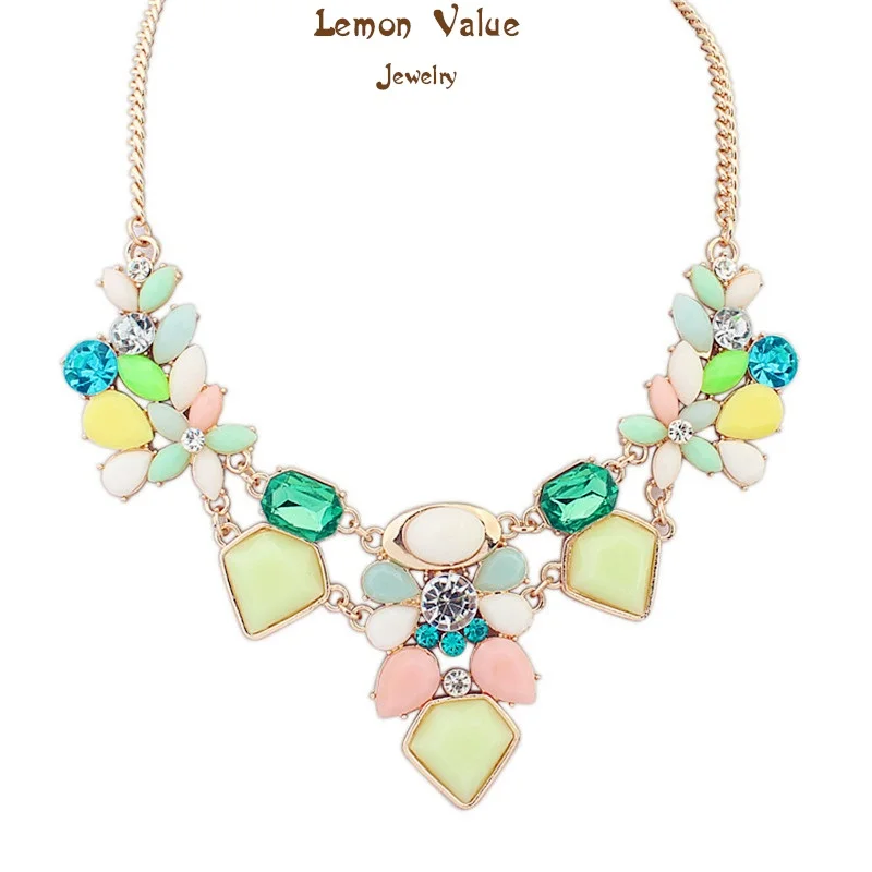 Lemon Value Bohemia Statement Choker Boho Charms