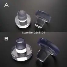 24 шт Прозрачная мягкая встроенная мебель для ножек стола или стула ножка Нижняя противоскользящая скользит ударная защита пола Нескользящая накладка