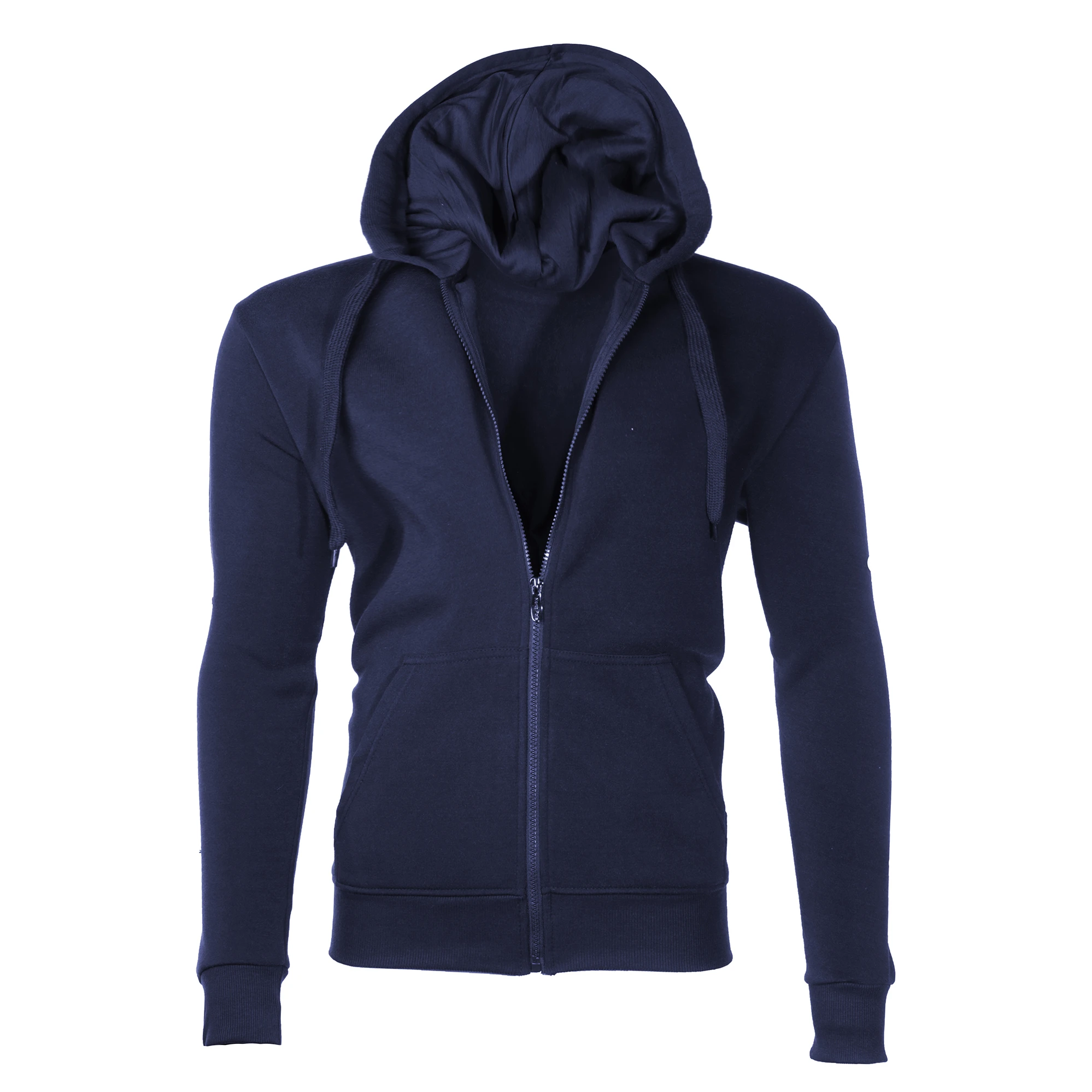 Men's Moisture Wicking Fleece-Lined Full-Zip Up Hoodie (3)