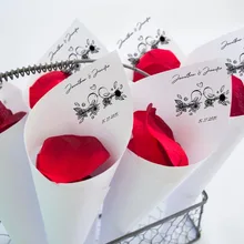 Пользовательские деревенские любовь птицы свадебные конфетти конус, белоснежная Свадебная услуга, вечерние украшения стола, Свадебный бросок, птицы любовника Декор