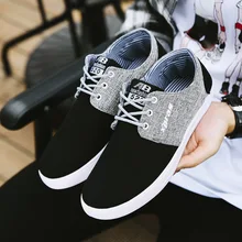 Men Casual Shoes Spring Mens Loafers Leisure Canvas Shoe For Men Cool Walk Shoes