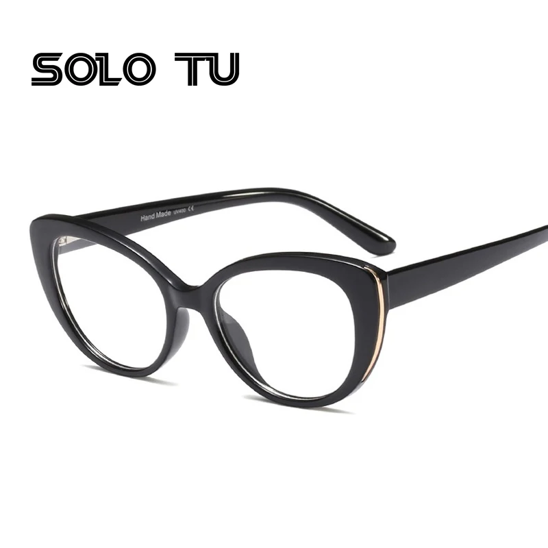 

2018 new fashion cat eye glasses frame women retro decorative eyeglasses frame for women optical