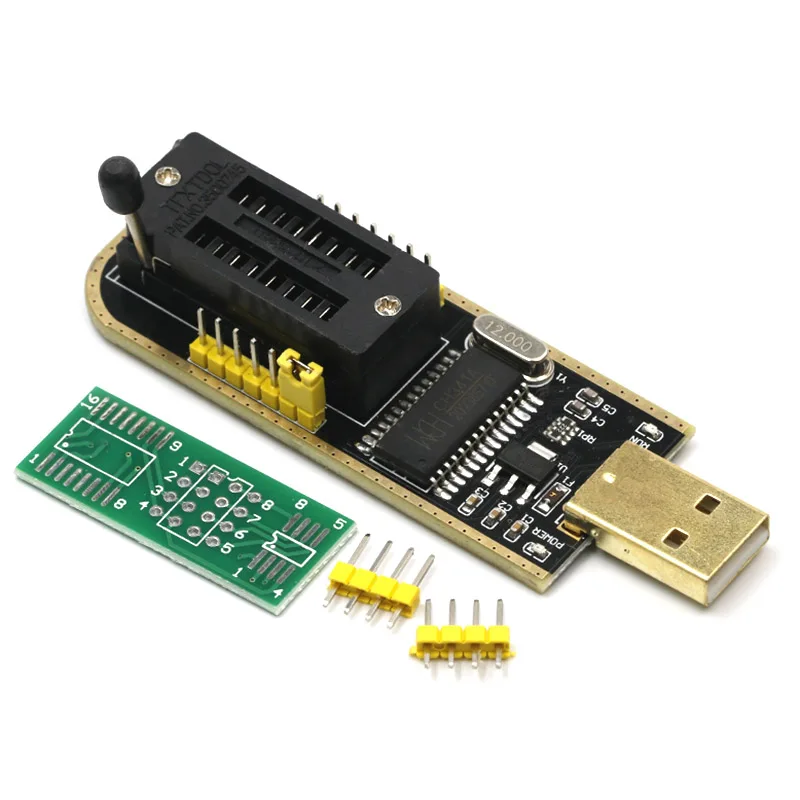 1 шт. CH341A 24 25 серии EEPROM Flash биос USB программатор с программным обеспечением и Драйвером