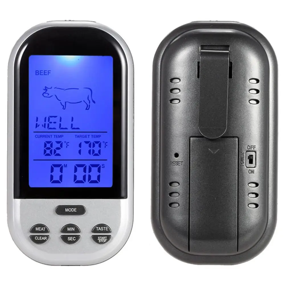 1 шт. барбекю гриль электронный термометр с цифровым дисплеем курильщик мяса цифровой термометр беспроводной барбекю Кухня Еда термометр