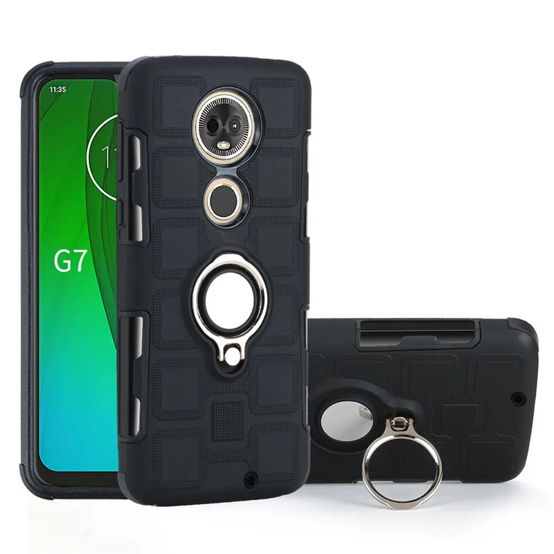 Роскошный армированный чехол для Motorola Moto G7 G7 Plus силиконовый чехол для телефона для Moto G7 Play G7 power G 7 Plus ударопрочный жесткий чехол на заднюю панель