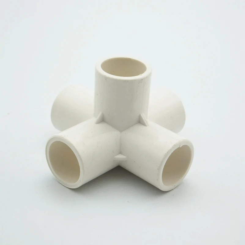

20mm ID 5 Way PVC Tube Joint Pipe Fitting Coupler Adapter Water Connector For Garden Irrigation System DIY
