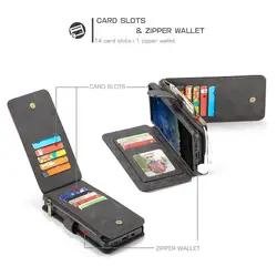 OCUBE для samsung S9 S9 Plus люкс Ретро 2 в 1 Бумажник слот для карт памяти Магнитные Чехол для galaxy S8 S7 S6 примечание 9 8 5