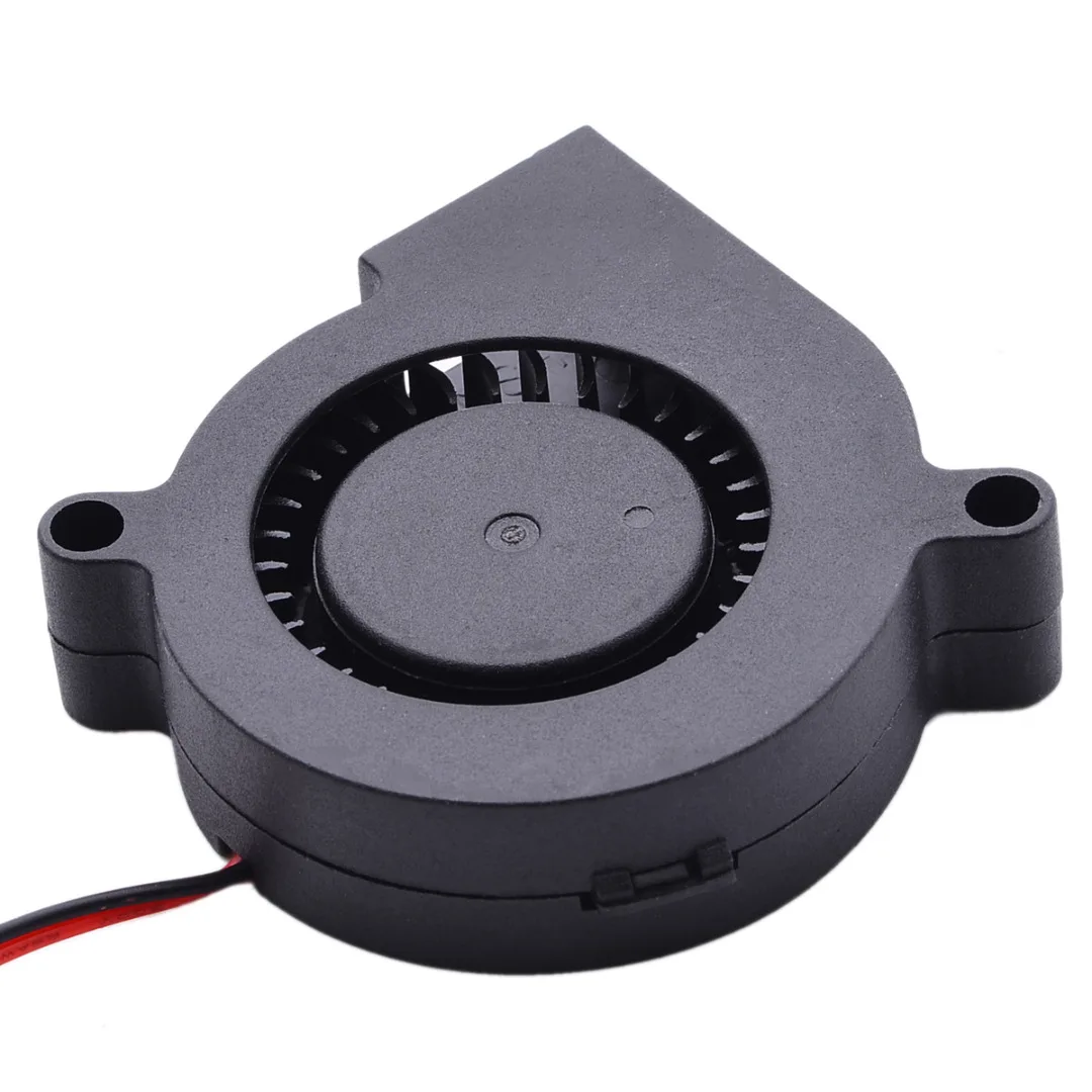 1pc DC 12V/24V Blow Fan Radial Hot End Extruder Low Noise Cooling Blower Fans 50x15mm For 3D Printer Parts