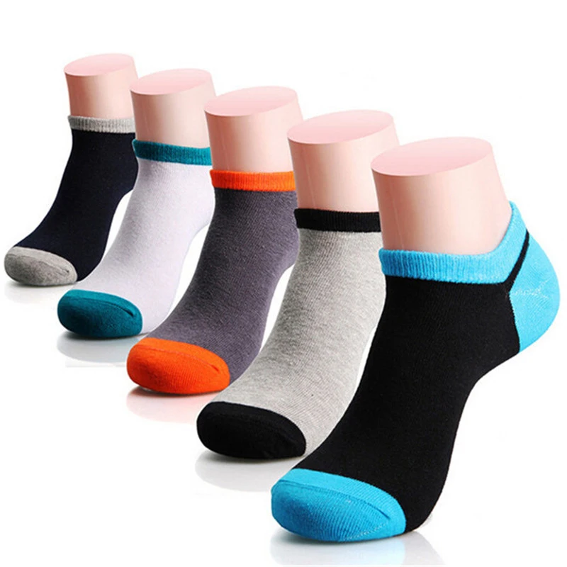 Recommend socks men cotton 5pairs/lot spring summer and autumn classic ...
