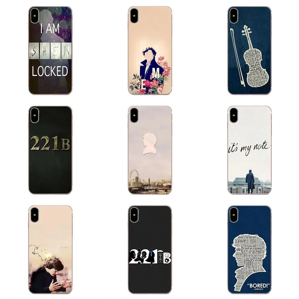 Мягкий ТПУ чехол для телефона Galaxy J1 J2 J3 J330 J4 J5 J6 J7 J730 J8 2015 2016 2017 2018 mini Pro I am Sherlock Holmes