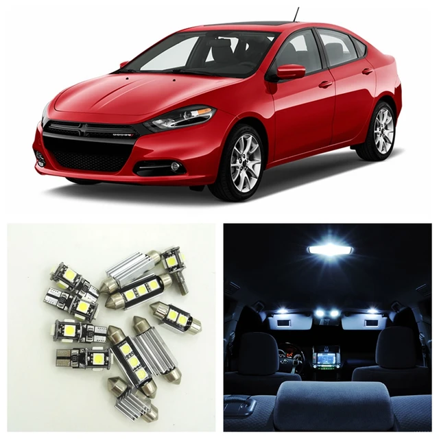 Buy 8pcs Canbus White Car LED Light Bulbs Interior