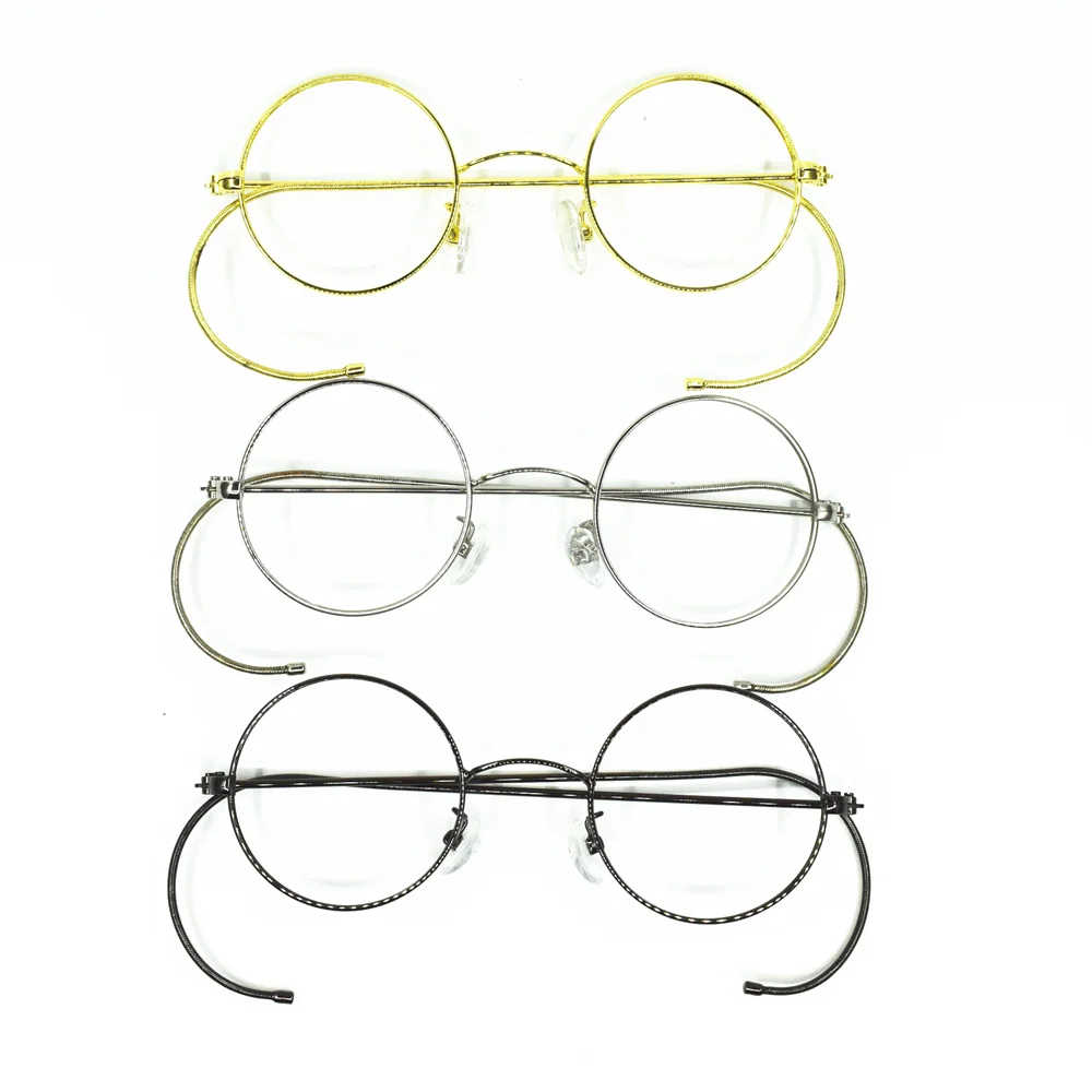 

40mm small size Vintage Round Antique Wire Rim Metal Reading Glasses Full Rim +100 +150 +125 +175 +200 +225 +250 +275 +300 +325