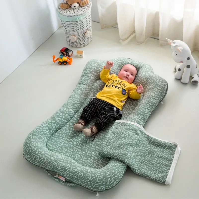 

Newborn crib nest bed Baby Nest Sleeper, Snuggle nest, Baby nest bed, Dockatot, Baby lounge Cradles Cushion with Cotton cover
