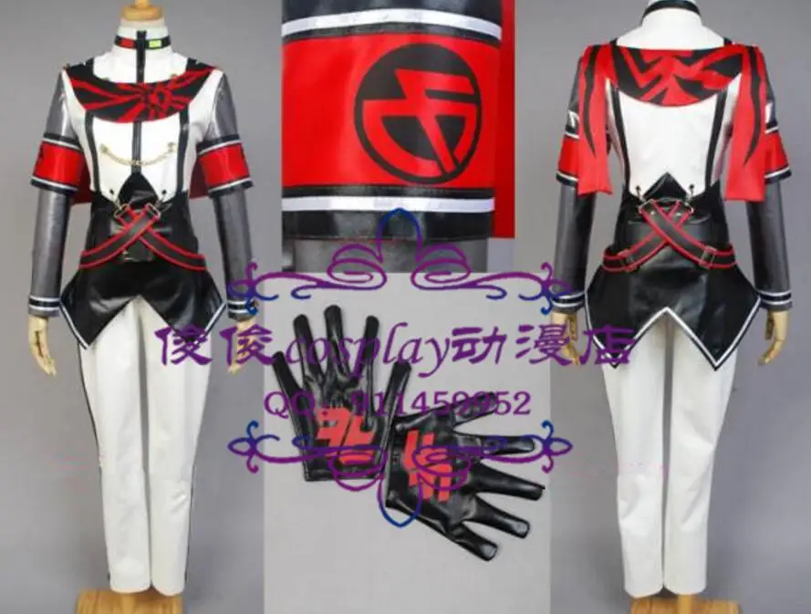 

Vocaloid Project DIVA-f Kaito General Uniform(Unhappy Refrain)Cosplay Costume outfit whole set