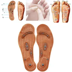 1 пара стельки магнитотерапия магнит здравоохранения массажные стельки для ног Для мужчин/Женская обувь удобные колодки массаж ног D045