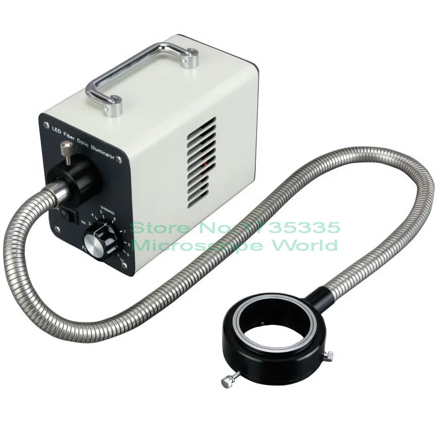 

30W LED Fiber Optic O-Ring Light Microscope Illuminator