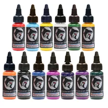 14 цветные чернила для перманентного макияжа Набор 1 унций краска для тела ed краска инструменты для макияжа многофункциональные чернила татуировки 30 мл