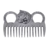 Stainless Steel Horse Pony Grooming Comb Tool  Metal Curry Brushing Cleaning Tool Equestrian 6