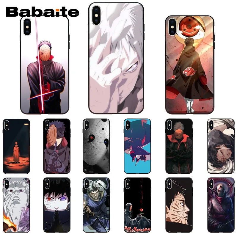 

Babaite uchiha obito TPU Soft Silicone Phone Case Cover for iPhone 5 5Sx 6 7 7plus 8 8Plus X XS MAX XR 11 11pro 11promax