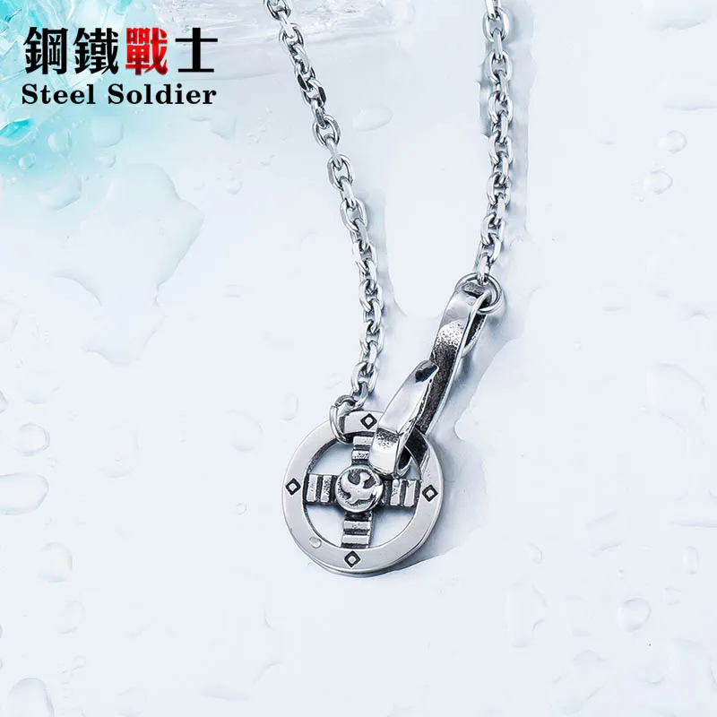 Сталь solider нержавеющая сталь Takahashi ожерелье Горо для мальчика и мужчины ожерелье кулон модное популярное ювелирное изделие - Окраска металла: 2 accessories