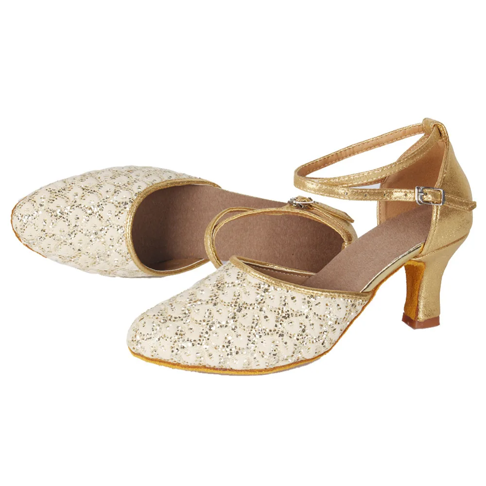 Размер 34-41, стиль, обувь для латинских бальных танцев, женская танцевальная обувь на каблуке 5 см/7 см