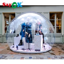 PVC inflatable transparent dome tent, inflatable clear bubble dome tent for advertising, exhibition, party, event PVC inflatable transparent dome tent, inflatable clear bubble dome tent for advertising, exhibition, party, event