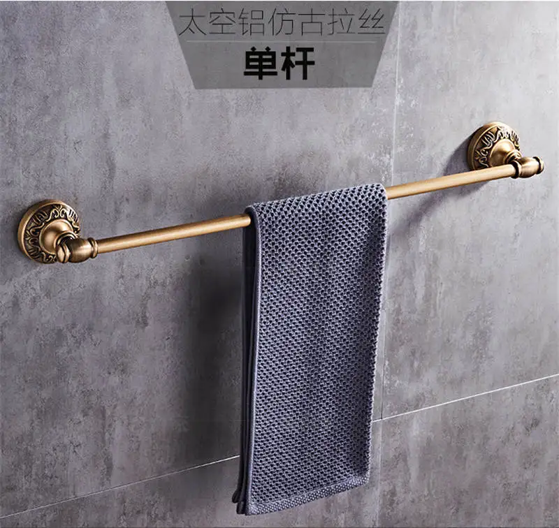 Antique bronze Bathroom accessories set Toilet Paper Holder Towel Rack Tissue Holder Roll Paper Holder - Цвет: Бургундия