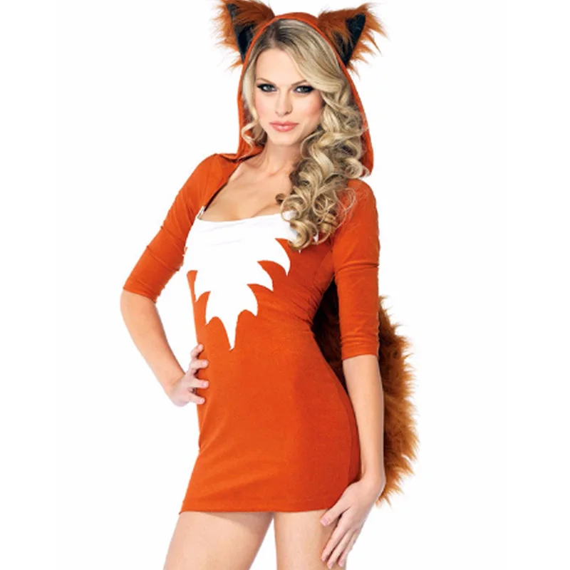 Wholesale Sexy Women's Costume Halloween Animal Fox Costume Womens