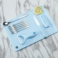 Керамический нож для фруктов инструмент для удаления кожуры и нарезки фруктов Овощечистка 5 вилок 1 нож 1 Овощечистка 1 ложка 1 разделочная доска