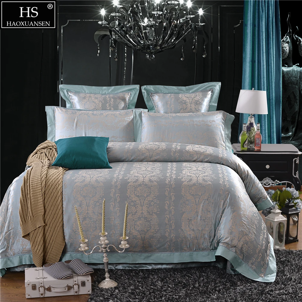 الاسراف المحكمة الأوروبية قصر نمط 6 قطع الفراش مجموعات التوت الحرير الملك حجم طاقم غرفة نوم غطاء لحاف ورقة غطاء الوسادة