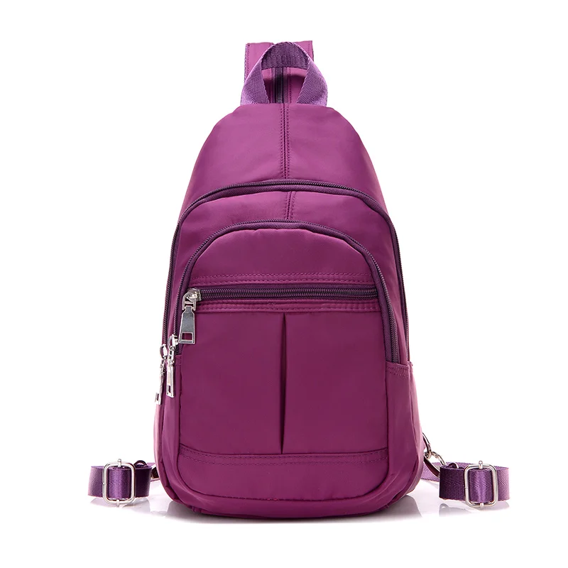 

2017 NEW Women's Casual Waterproof Nylon Backpacks Small Bag Softback Japan and Koren Style Chest Pack Cross Body Bag