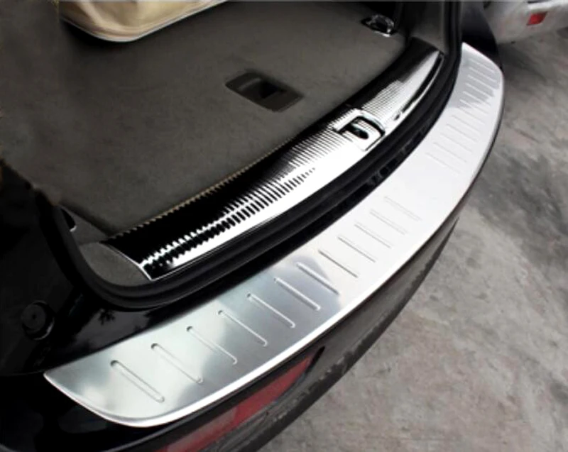 

1 Piece Stainless Steel Car styling Car Boot ter Rear Bumper Guard Plate For Audi Q5 2008 2009 2010 2011 2012 2013 2014 2015