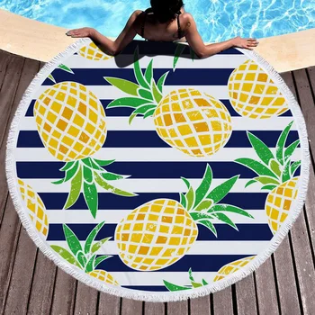 

Microfiber Towel with Drawstring Backpack Bag Sport Yoga Blanket Swimming Bath Towel Printed Flower 150cmx150cm