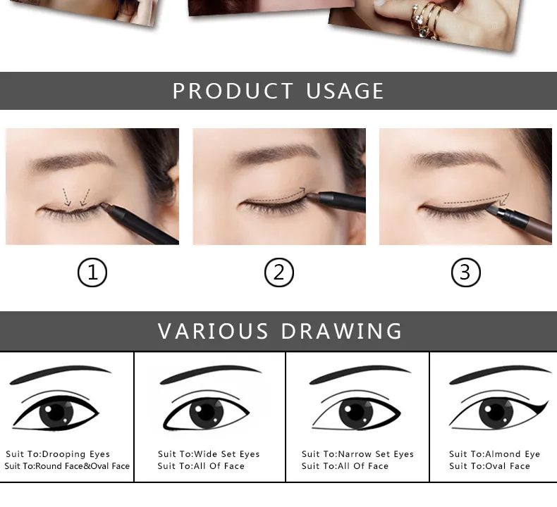 12ColorsSet Waterproof Eye Liner Pencil Brand New Professional Long Lasting Eyeliner Eye Shadow Makeup Beauty Pen Tools (15)