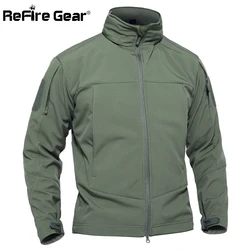 ReFire Gear-chaqueta militar impermeable para hombre, cortavientos de concha suave, chaquetas tácticas urbanas del ejército, abrigo informal de primavera, otoño