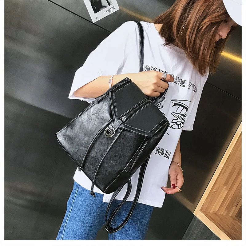 Mododiino рюкзак женская сумка рюкзак с защитой от кражи из искусственной кожи женские рюкзаки Подростковая школьная сумка рюкзак для путешествий DNV1139