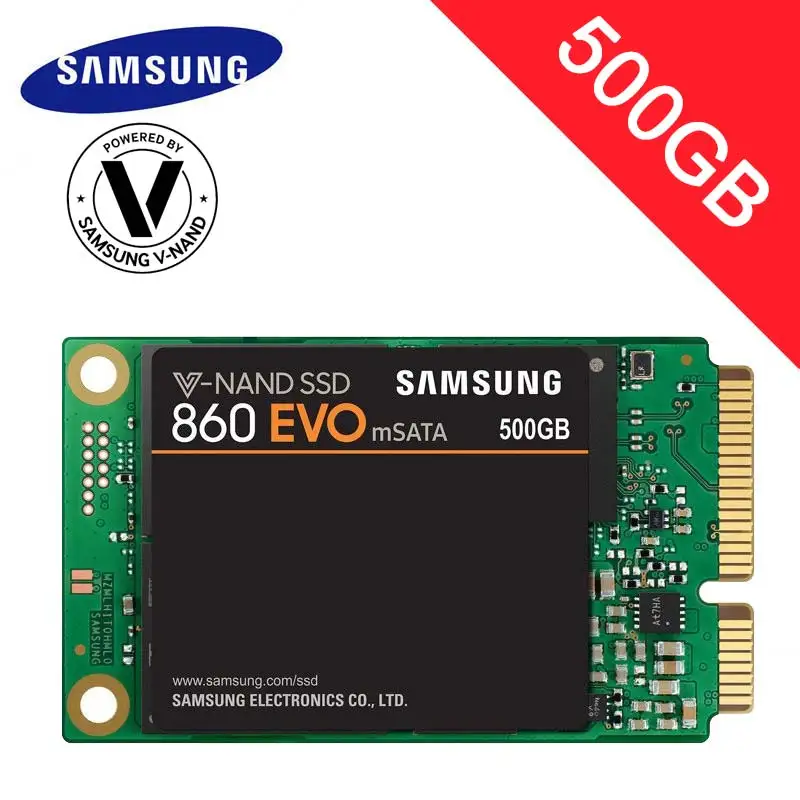 Samsung 1 ТБ SSD mSATA твердотельный накопитель 250GB 500GB 860 EVO 6 ГБ/сек. компьютер ноутбук Настольный MLC disco duro solido HD