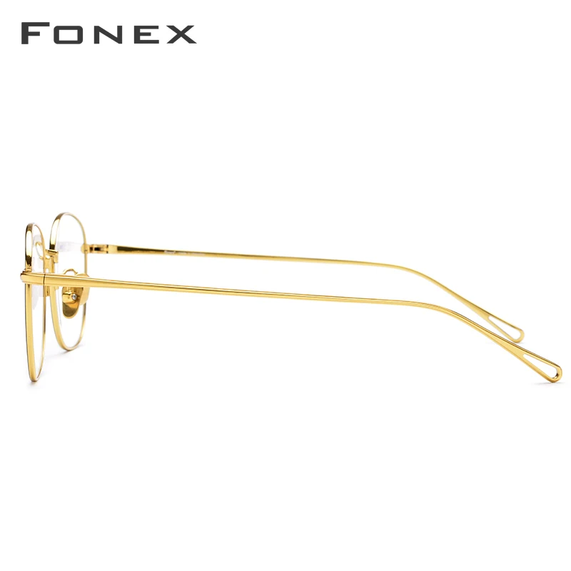 FONEX Pure B титановая оправа для очков ультралегкие ретро очки по рецепту мужские