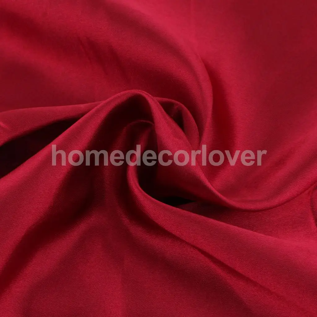 Smooth Satin Silky Bedding Duvet Cover Set-Pillowcase, Flat Sheet, Quilt Cover, California King Size, for 6 feet Bed 4 Piece/Set
