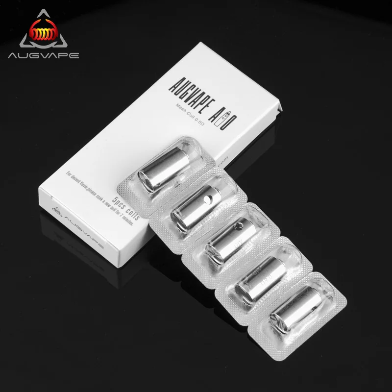 

5pcs/bag Augvape AIO Kit EGO Vape Pen Mesh Coil 0.5ohm Single Coil 2ml All in One Electronic Cigarette