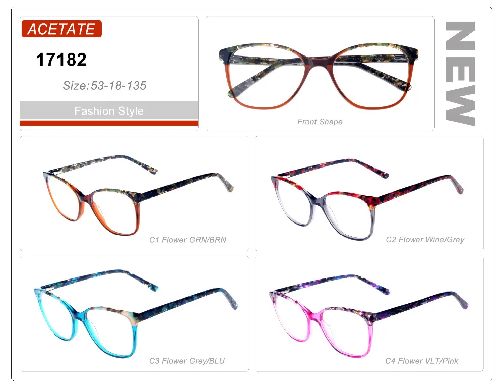 

Оптовая продажа модных женских оптических оправ Eye wonder