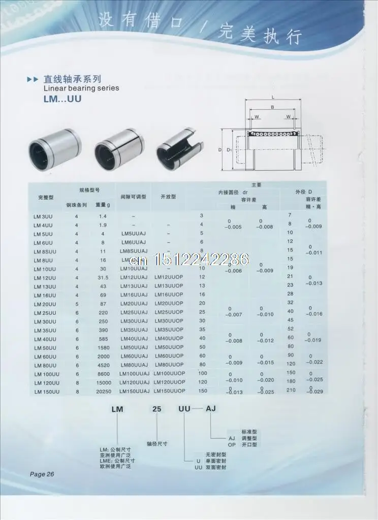 10 шт. LM8SUU 8 мм линейный подшипник Буш Втулка 8x15x17